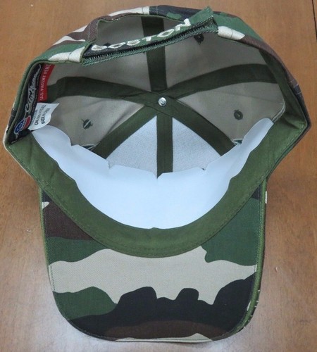 Boston Camo Adjustable Hat NWT By City Hunter - Picture 4 of 4