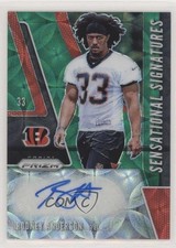 2019 Prizm Sensational Signatures Green Scope 7/75 Rodney Anderson Auto 1p5