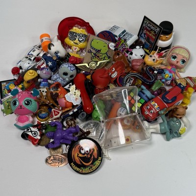 Mixed Lot Junk Drawer Assorted Smalls Toys Trinkets Game Pieces 2.4 Pounds