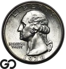 1938 Washington Quarter Solid Gem BU++