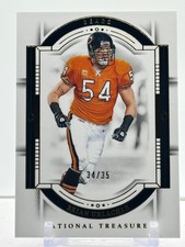 2023 Panini National Treasures - Brian Urlacher #15 /35 Chicago Bears