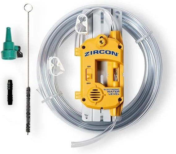 Kit de contratista electrónico de nivel de agua Zircon 25 con manguera de 50 pies y accesorios Foto 2 de 4