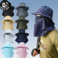 Wide Brim Sun Hat UV Protection Bucket Cap For Hiking Camping Fishing Safari Men