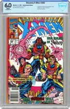 Uncanny X-Men #282D CBCS 6.0 Newsstand 1991 21-3B8C92F-267 1st Bishop (cameo)