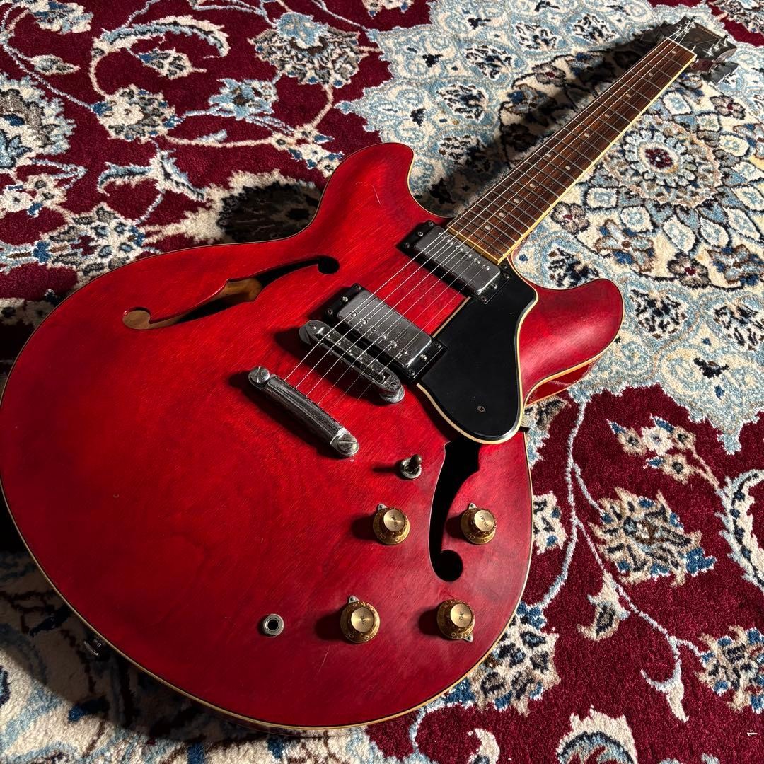 YAMAHA SA700 Super Axe Red Made in Japan Electric Guitar Used From