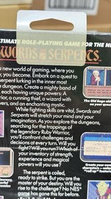 1990 Acclaim Interplay SWORDS AND & SERPENTS Nintendo NES-NEW & Factory Sealed
