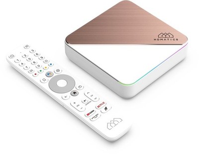Homatics Box R 4K Plus Android TV Mediaplayer (4K UHD, HDR, WiFi 6, Bluetooth)