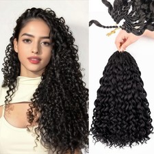 New Gogo Curl Crochet Hair Protein Fiber Close to Human Hair 12-Inch 7-Packs ...