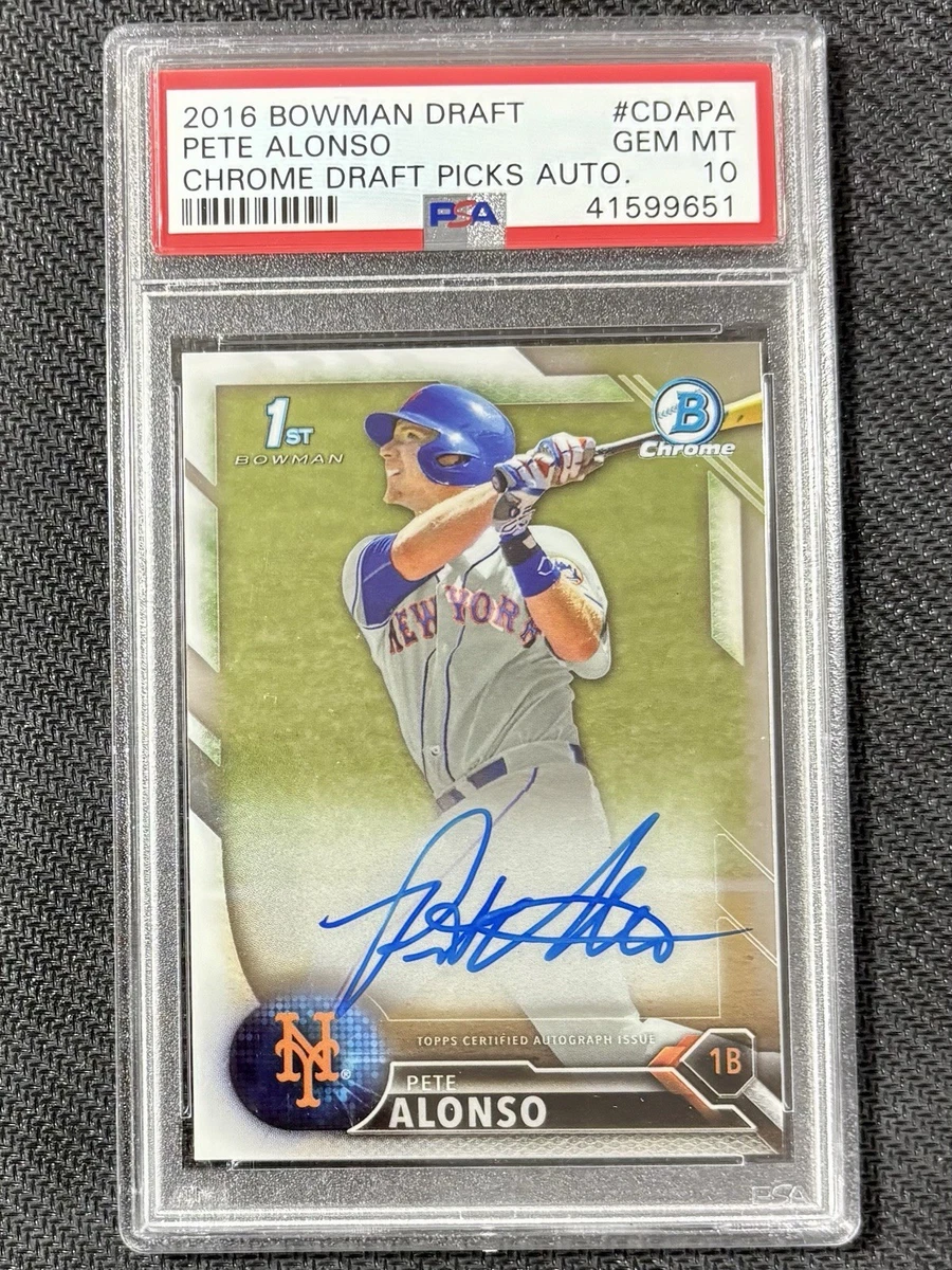 Bowman Pete Alonso Baseball 2016 Season Sports Trading Cards