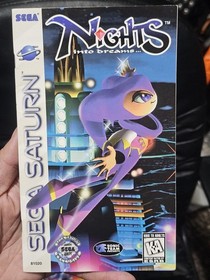 Nights Into Dreams Sega Saturn Box Manual Game Controller! Excellent Condition!