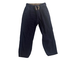Hanna Andersson Size US 5 / 110 Corduroy Pants Navy Blue Drawstring 100 Cotton