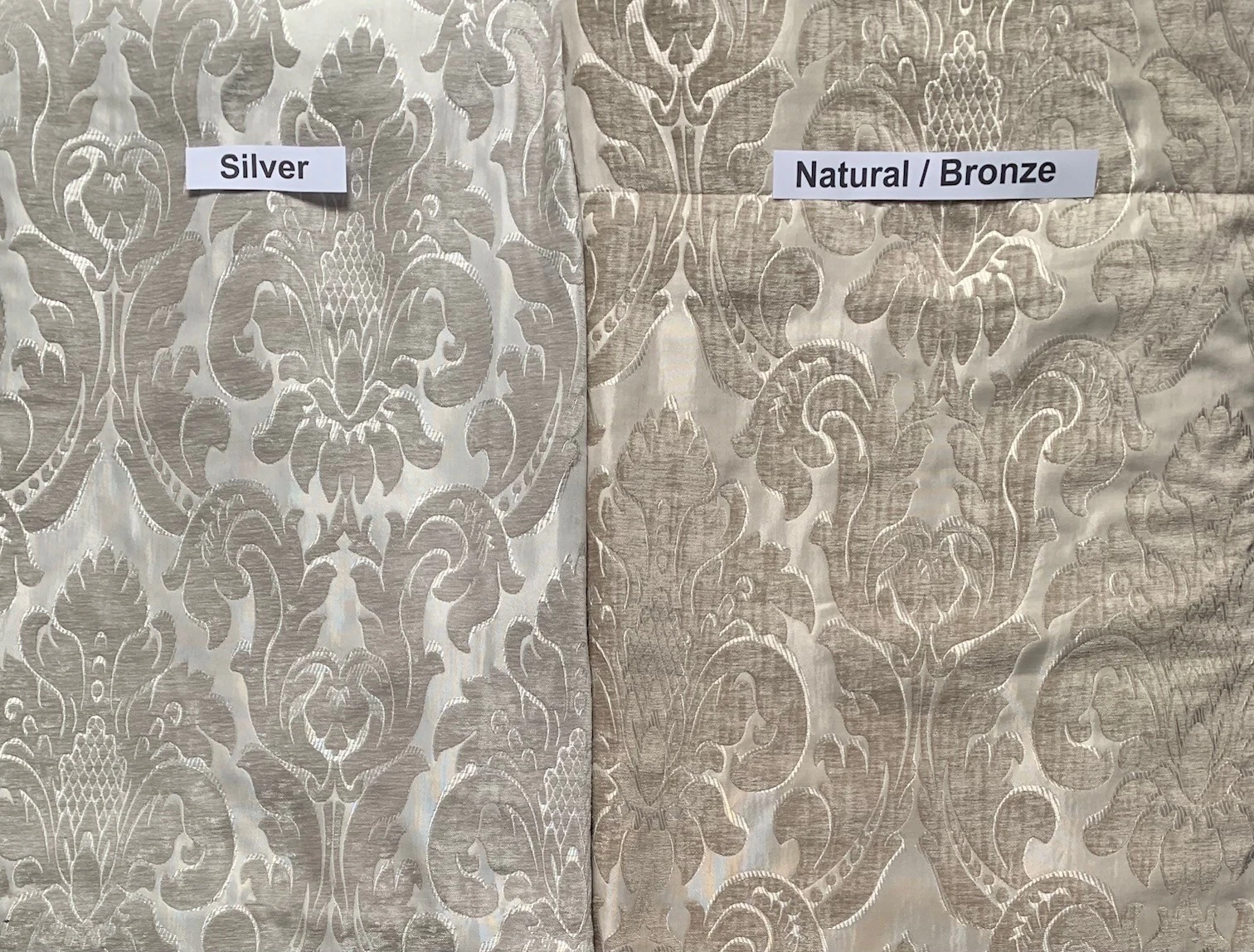 Dunelm Luxury Versailles Embossed Damask Pencil Pleat Curtains 2 colours,4 sizes