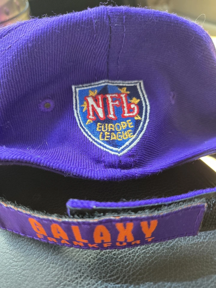 Gorra Snapback Frankfurt Galaxy Años 90 De Colección - Gorra de Fútbol Liga Mundial - Talla Única Foto 3 de 4