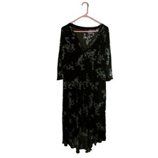 Torrid 1x Hi Low Dress Womans Plus Size Full Length Multi Color Floral