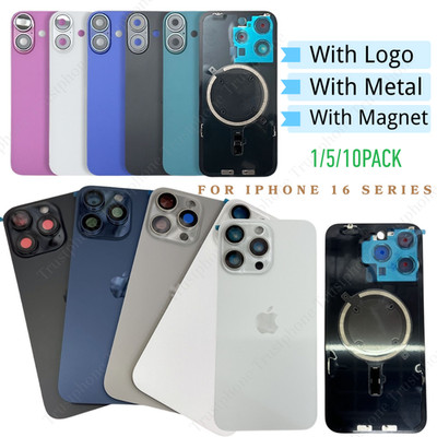Back Glass Replacement Lot Metal Magnet Logo For iPhone16/16 Plus/16 ProMax/16e