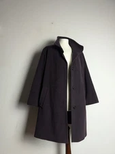 Basler Exclusive  Woman's Wine Purple  Burgundy Wool Cashmere Coat Size 12 +