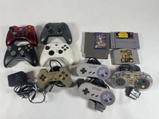 Video Game Controller & Game Lot | NES SNES N64 Xbox PS | For Parts