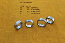4 pcs. damascus steel finger ring valentines family gift 12/10/9.5/ 9 US SIZE
