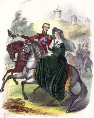 Queen Victoria & Prince Albert 8X10 Photo United Kingdom Great Britain India #54