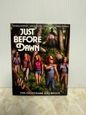 Just Before Dawn (1981) OOP Limited Deluxe Edition Blu-ray Slipcover Code Red