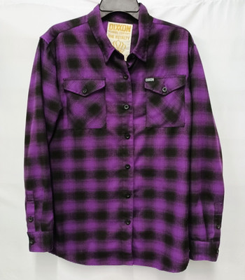Dixxon Flannel Co Shirt Womens XL Purple The Royalty Limited Release Button Up
