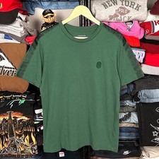 Coach Green Signature Tape Designer T Shirt Size Medium