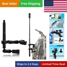 Motorcycle Mount Kit with 47" Invisible Selfie Stick Compatible for Insta 360 X5