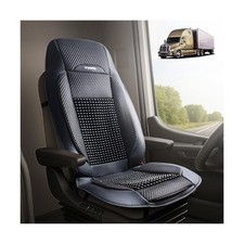 Semi Truck Beaded Seat Covers Black, 1-Pack , Cooling Car Seat Cushion for B...