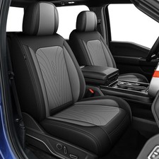 Truck 5-Seat Covers Set For Ford F150 2009-2026 F250/F350/F450 Crew Cab Gray