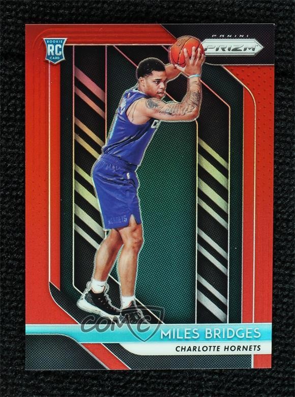 2018-19 Panini Prizm Red Prizm 16/299 Miles Bridges #278 Rookie RC