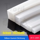 Solide Silikon-Gummi Dichtung Vierkantleisten Sealing Quadrat Stab Gummidichtung