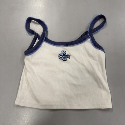 Rip Curl Las Dalias Women s Baby Tank Top In Optical White Embroidered Style