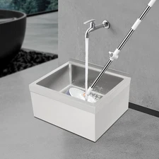 Stainless Steel CommercialMop Sink, Commercial Floor Mop Sink, Stainless Steel