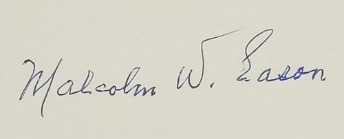 Mal Eason signed autographed 3 x 5 card MLB 1900-17 (d.70) Player & NL Umpire - Picture 2 of 3