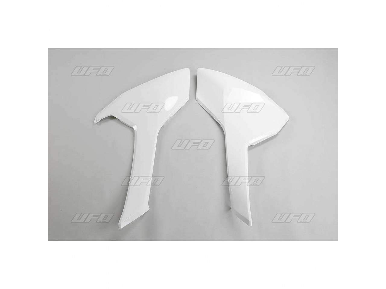Plaque numéro motocross Husqvarna TX125 UFO blanc plastique latéral de rechange