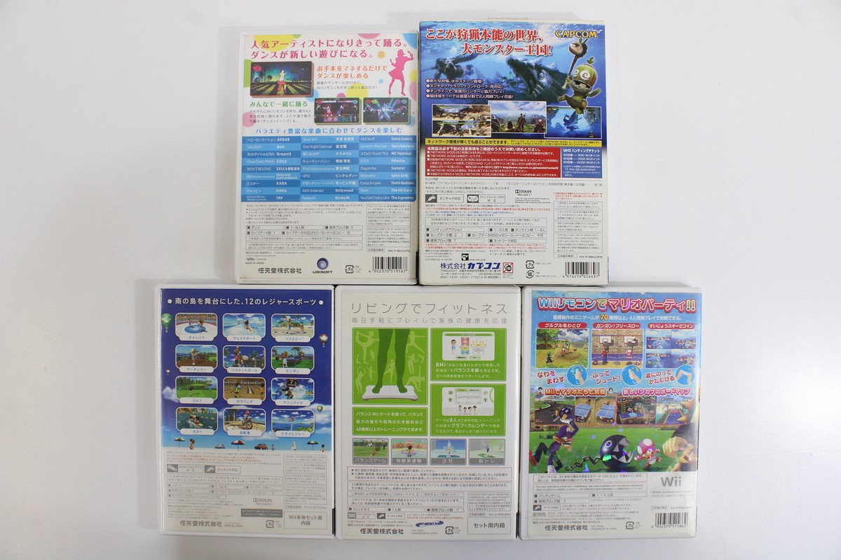 Lot 5 Nintendo Wii Games JAPAN REGION Just Dance Sports Resort