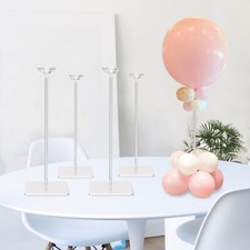 15.75 Inch Height Clear Acrylic Balloon Stand for Table Centerpiece Decoratio...