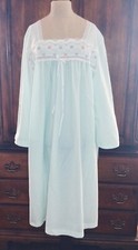 LORRAINE LIGHT GREEN BRUSHED POLYESTER NIGHTGOWN , 2XL, NWT