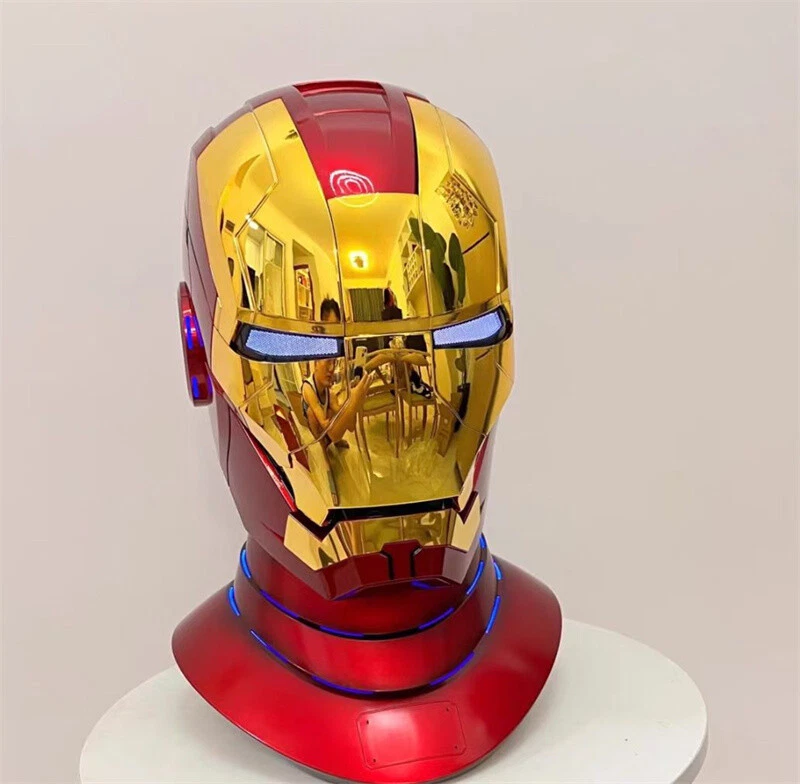 アイアンマン　AUTOKING GOLD AUTOKING New Iron Man MK5 Gold Helmet Electric Voice Control