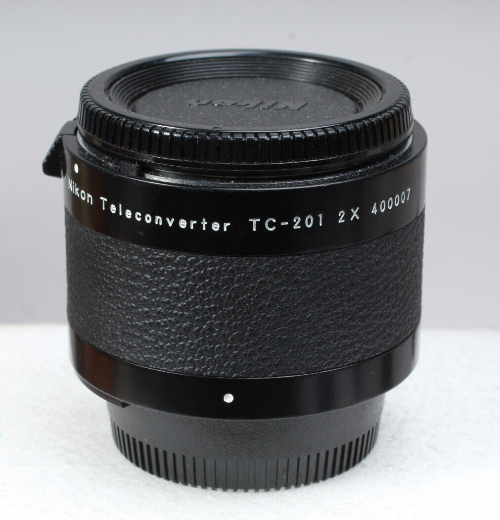 NIKON TC-201 2X TELECONVERTER W CAPS CLEAN GLASS | eBay