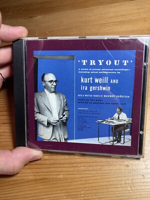 Tryout Kurt Weil And It s Gershwin Cd DRG