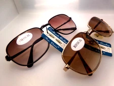 2 Bifocal Tinted READING GLASSES Power +1.0  Full size reader Fair Vision brand