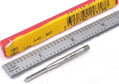 DORMER Bottom Tap 3 Flute NC HS GH2 Selection E660 #4-40, E660/E700 #4/40 USA