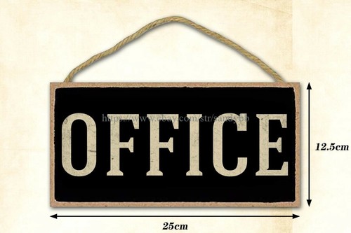office wood sign modern bedroom de plaques - Picture 2 of 2