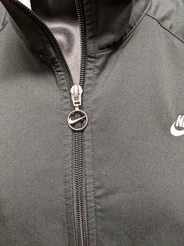 Nike Jacket Girls 4-6 Softshell Outdoors Full Zip Black Pockets White Collar - Picture 4 of 6