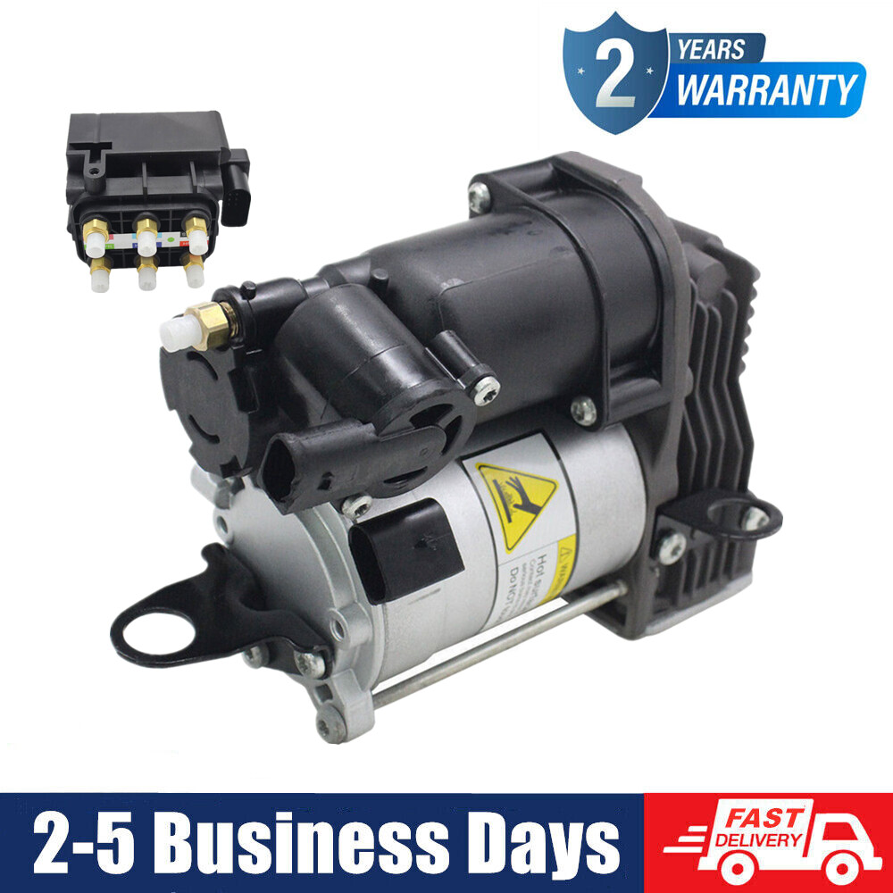 Mercedes X166 GLE Air Suspension Compressor Pump & Valve Block 1663200104