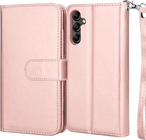 Funda de cuero billetera con soporte para teléfono Samsung Galaxy A15 A14 A54 5G A03S A13 - Imagen 25 de 75
