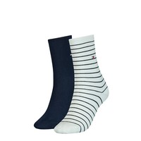 Tommy Hilfiger Damen Classic-Socken 2-Er Pack| Gr. 39/42 | Off White