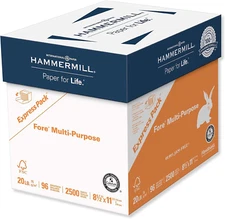 Printer Paper, Fore Multipurpose 20 Lb Copy Paper, 8.5 X 11 - Express Pack (2,50