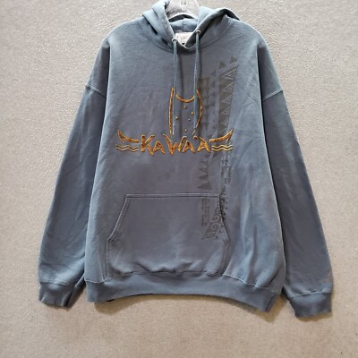 Aulani Disney Resort Men Sweatshirt XL Blue Hoodie Kawa's Beach